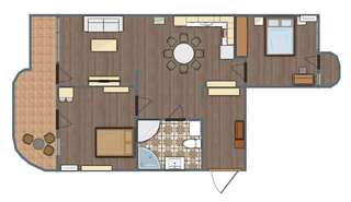 Апартаменты Greek Street Royal Apartment Одесса Апартаменты с 2 спальнями-2